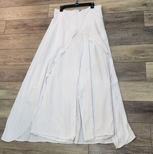 FHQ White Maxi Skirt Pants Size 2XL